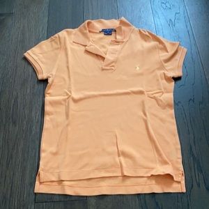 Ralph Lauren sport Orange collar shirt